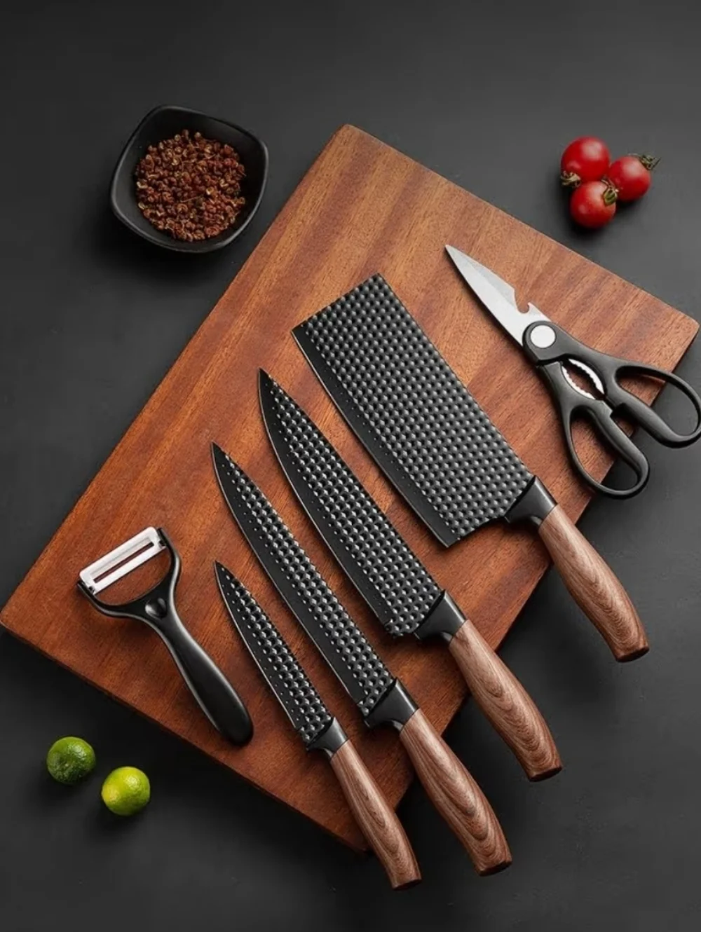 6-piece professional kitchen knife set